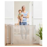 Retractable Baby Gate, Exquisite Rattan