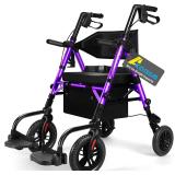 Foldable Rollator Walker for Seniors wit