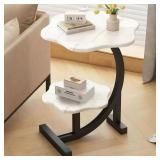 Small Side Table with Flower Shape Top,