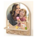 Nursery Mirror, Boho Circle Mirror Wall