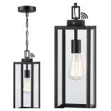 17 Inch Outdoor Pendant Light Dusk to Da