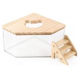 Hamster Sand Bath, Pentagon Acrylic Hams