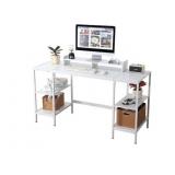 Computer Desk 55-inch with Storage Shelf
