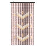 ANMINY Natural Wood Bamboo Beaded Curtai