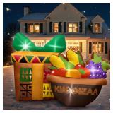 6.7FT Kawanzaa Inflatable Fruit Basket w