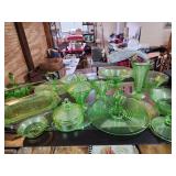 Vaseline and depression glass