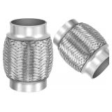 2pcs 3' x 4' Exhaust Pipe Stainless Steel Double B