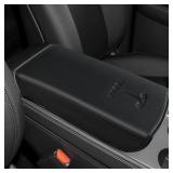 Car Armrest Cover for Tesla Model 3 Y Leather Cent