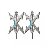 X-Chock Tire Locking Chock for RV Trailers