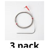 FB High Temperature Meat Probe with 90  Plug (Red)