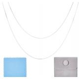 KISSITTY 3.28 Feet 925 Sterling Silver Square Box