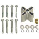 Derale 31515 1 1/2' Fan Spacer Silver