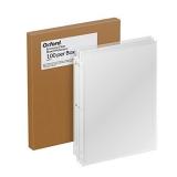 Oxford Sheet Protectors, Clear Finish, Top Load, L