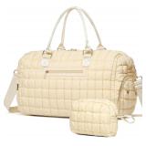 Duffle Bag for Travel, Weekender Bag with Shoe Com