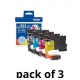 Brother Genuine LC5014PK 4-Pack (1 Each of) Standa