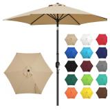 Yaheetech 9FT Outdoor Patio Umbrella, Outdoor Tabl