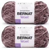 Bernat Velvet Mocha Yarn - 2 Pack of 300g/10.5oz -