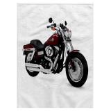 3D Rose Picturing Harley Davidson174 Motorcycle Dy