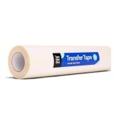 TapeManBlue 24' x 300' Roll of Clear Transfer Tape