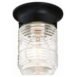 Design House 587220 Jelly Jar 1-Light Indoor/Outdo