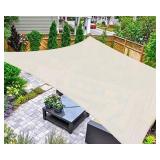 AsterOutdoor Sun Shade Sail Rectangle 6' x 10' UV