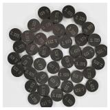 46Pcs 9.48mm Valve Shim Kit for Honda CRF TRX 450R