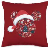 Disney Minnie Mouse Icon Winter Lodge Holiday Red