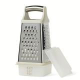 Amazon Basics 4-Sided Cheese Grater with Measureme