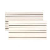 4ft x 2ft Horizontal White Slatwall Panels Easy Or