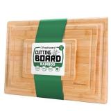 Freshware Wood Cutting Boards for Kitchen - Bamboo