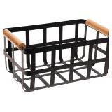 Simplify Rectangular Metal Storage Basket with Bam