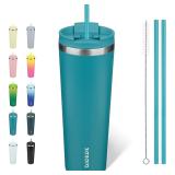 BJPKPK 30oz Tumbler with lid and Straw Stainless S