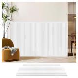 Art3d Wainscotting Wall Panel Kit, 37.8' Tall Bead