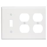 Leviton 3-Gang 1-Toggle 2-Duplex Device Combinatio