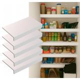 White Shelf Covers for Wire Shelving 24x12 Inch 5-