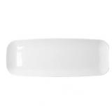 2 Piece Set of Organic White Tray Rectangle 17.5'