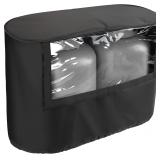 BougeRV RV Trailer Propane Tank Cover, Visible for