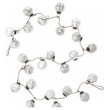 Creative Co-Op Embossed Mercury Glass Ornamental G