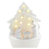 Mud Pie Light Up Nativity Sitter; 4 1/2' x 2 3/4'