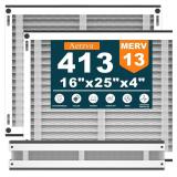 3 Pack 413 Replacement Filter Compatible with Apri