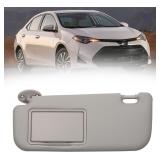Dasbecan Gray Left Driver Side Sun Visor with Vani