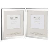 Viceni Silver Plated Double Aperture Picture Photo