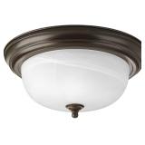 Progress Lighting P3925-20 2 Light Flushmount, Ant