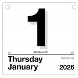 AT-A-GLANCE 2026 'Today Is' Daily Wall Calendar Re