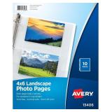 Photo Storage Pages, 4' x 6', Horizontal Orientati