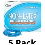 Pack of 5 Alliance Rubber 42199#19 Non-Latex Antim