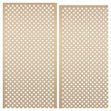 Therwen 2 Pcs Decorative Aluminum Sheet Metal Clov