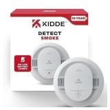 Kidde Smoke Detector 10-Year Battery Powered LED W