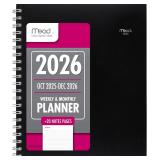 Mead 2026 Planner, Weekly & Monthly, 15-Month, 8-1
