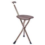 Folding Cane with Seat, 440 lbs Capacity, Height A